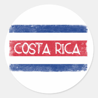Adesivo bandeira da Costa Rica