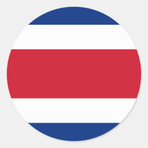 Adesivo Bandeira da Costa Rica
