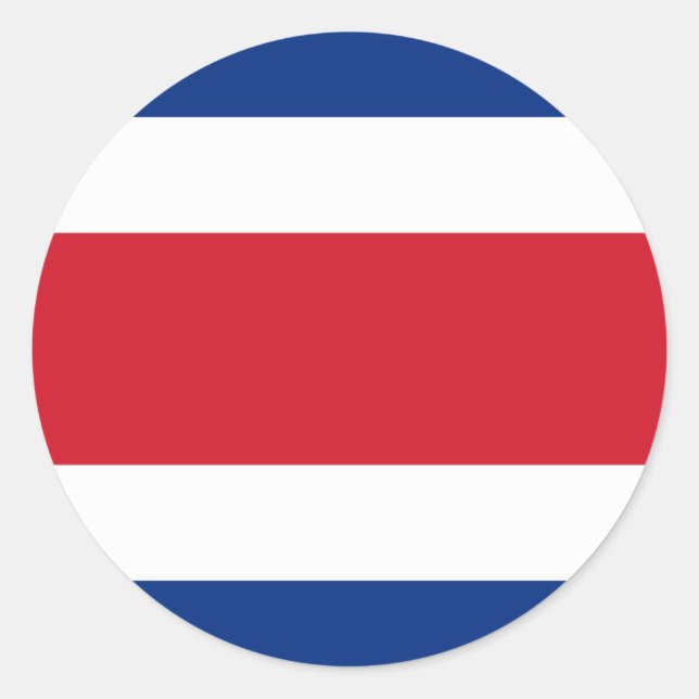 Adesivo Bandeira da Costa Rica (Frente)