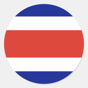 Adesivo Bandeira da Costa Rica