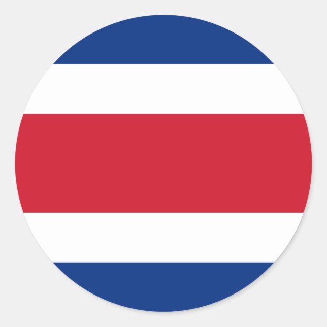 Adesivo Bandeira da Costa Rica (Frente)