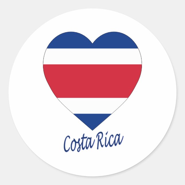 Adesivo Bandeira da Costa Rica (civil) (Frente)