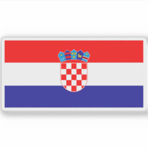 Adesivo Bandeira da Croácia