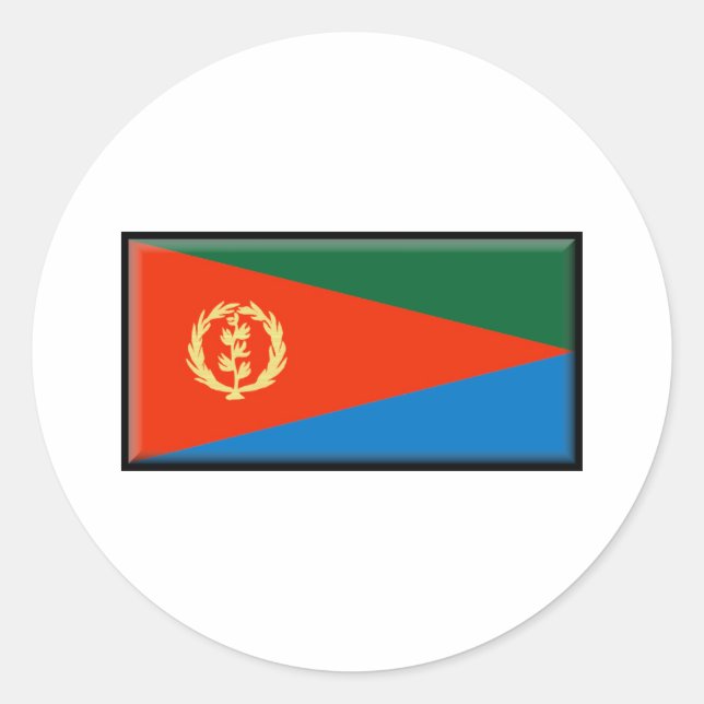Adesivo Bandeira da Eritreia (Frente)