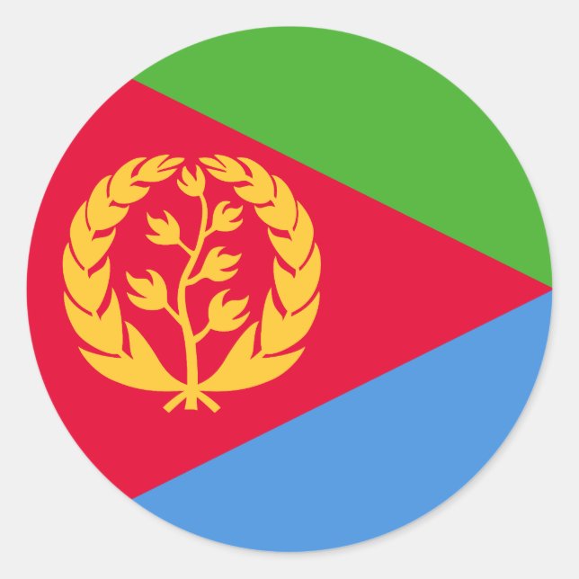 Adesivo Bandeira da Eritreia (Frente)