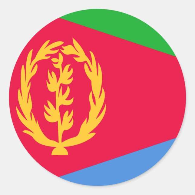 Adesivo Bandeira da Eritreia (Frente)