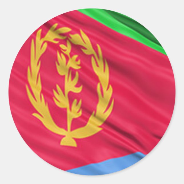 Adesivo Bandeira da Eritreia (Frente)