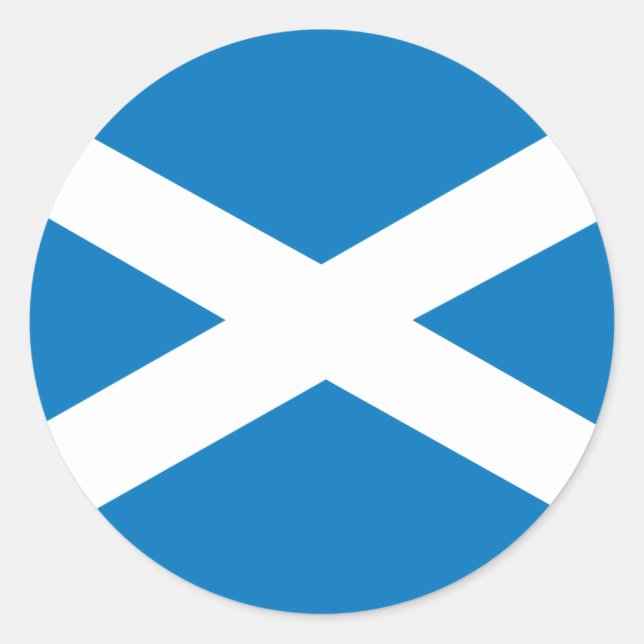 Adesivo Bandeira da Escócia (Frente)