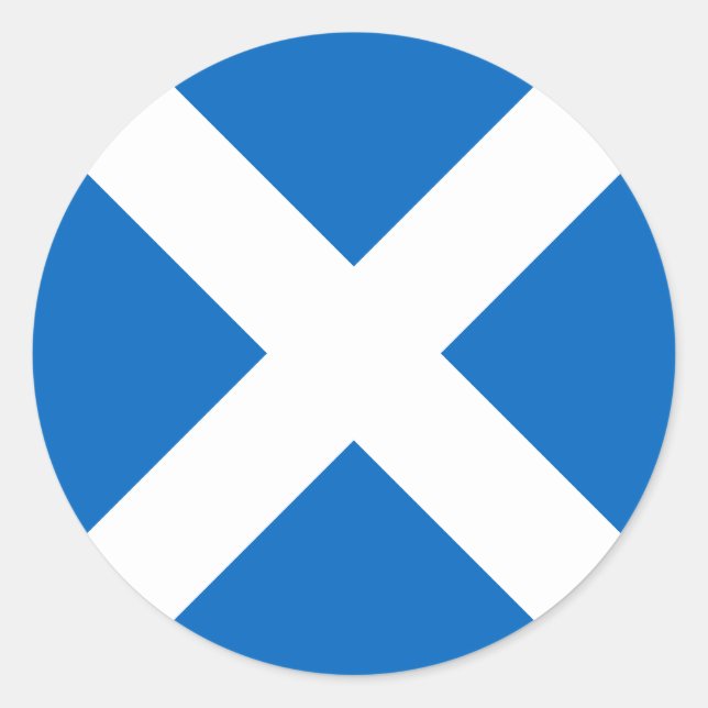 Adesivo Bandeira da Escócia (Frente)