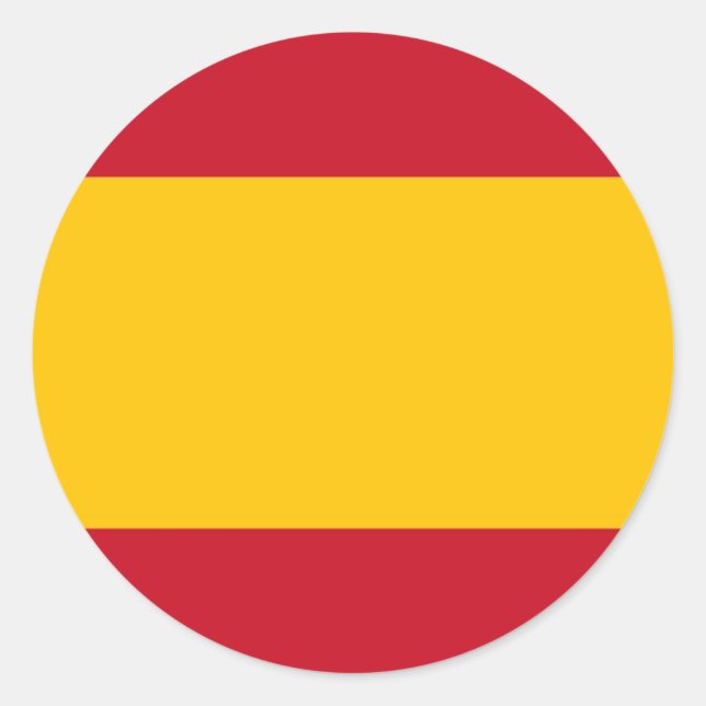 Adesivo Bandeira da Espanha, Bandera de España, Bandera Es (Frente)