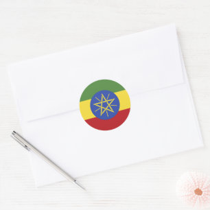 Adesivo Bandeira da Etiópia