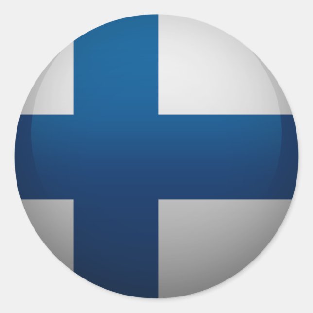 Adesivo Bandeira da Finlândia (Frente)