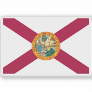Adesivo Bandeira da Flórida