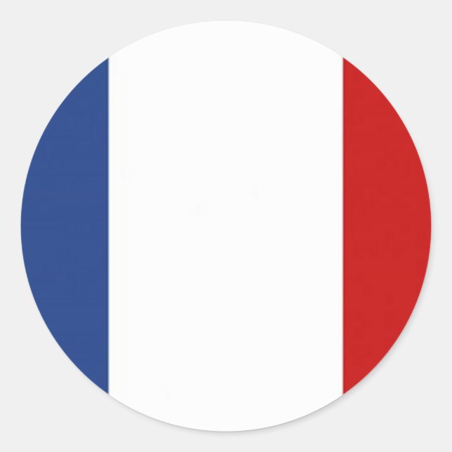 Adesivo Bandeira da França (Frente)