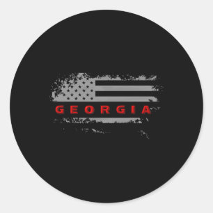 Adesivo Bandeira da Geórgia EUA