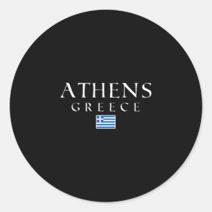 Adesivo Bandeira da Grécia Atenas Férias Souvenir de Atena