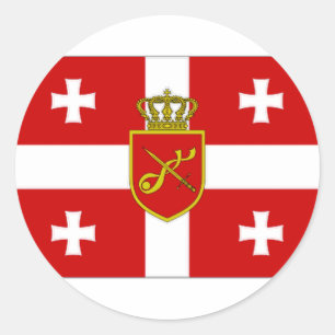 Adesivo Bandeira da guerra de Geórgia