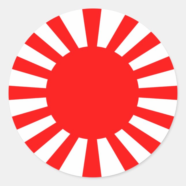 Adesivo Bandeira da Guerra do Exército Imperial Japonês (Frente)