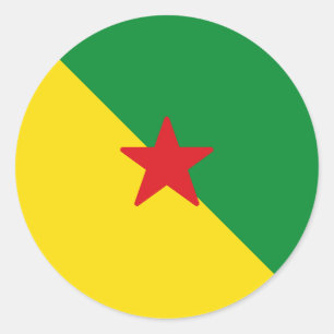 Adesivo Bandeira da Guiana Francesa