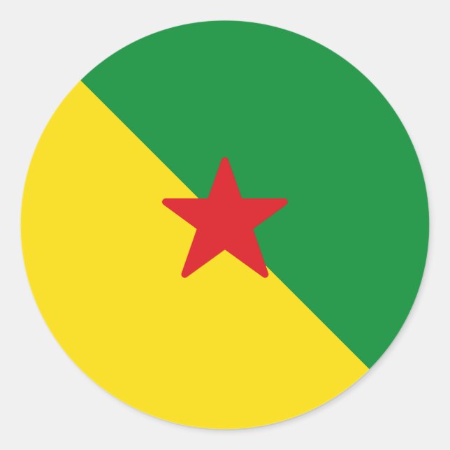 Adesivo Bandeira da Guiana Francesa (Frente)