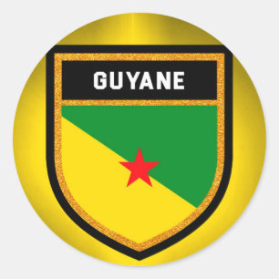 Adesivo Bandeira da Guiana Francesa