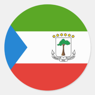 Adesivo Bandeira da Guiné Equatorial