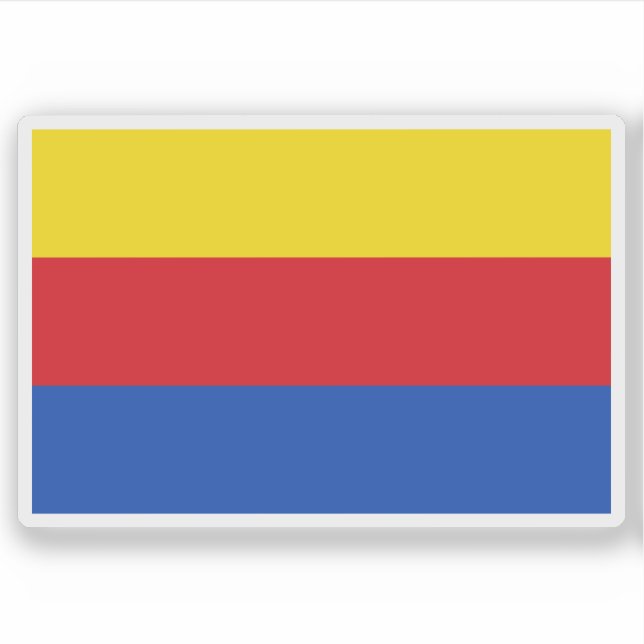 Adesivo Bandeira da Holanda do Norte, Países Baixos (Frente)