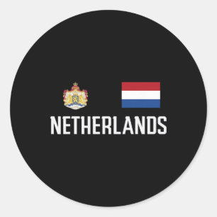 Adesivo Bandeira da Holanda Fã de Futebol de Homens Mulher