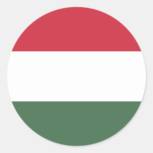Adesivo Bandeira da Hungria (Frente)