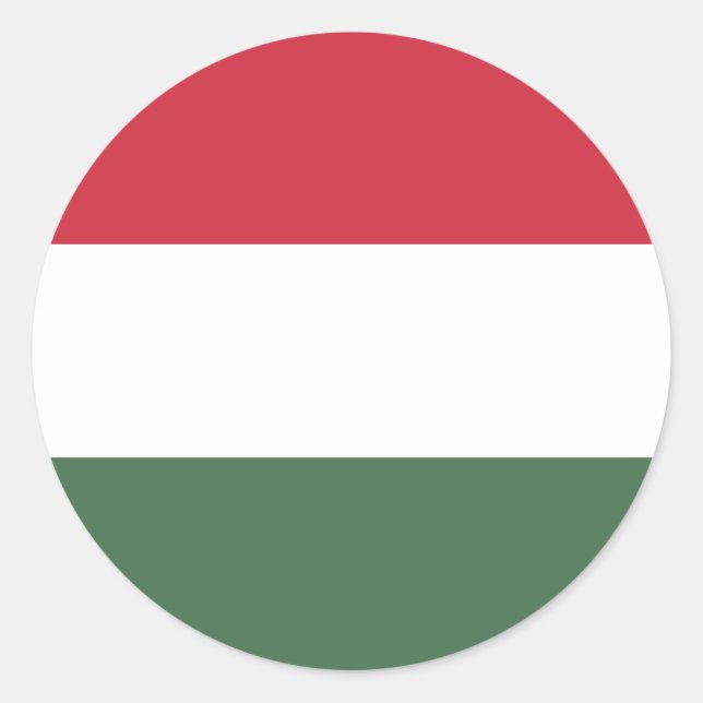 Adesivo Bandeira da Hungria (Frente)