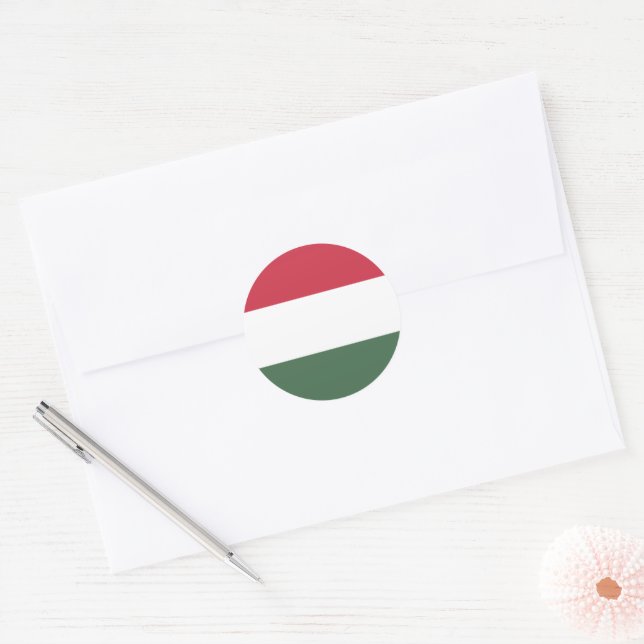 Adesivo Bandeira da Hungria (Envelope)