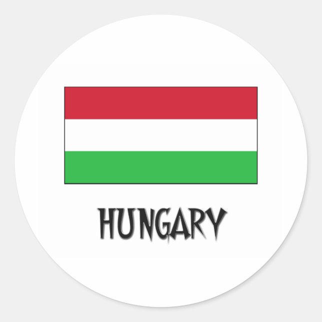 Adesivo Bandeira da Hungria (Frente)