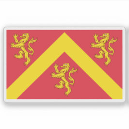 Adesivo Bandeira da ilha de Anglesey, País de Gales