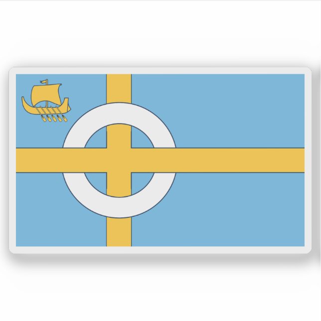 Adesivo Bandeira da Ilha de Skye, Escócia (Frente)
