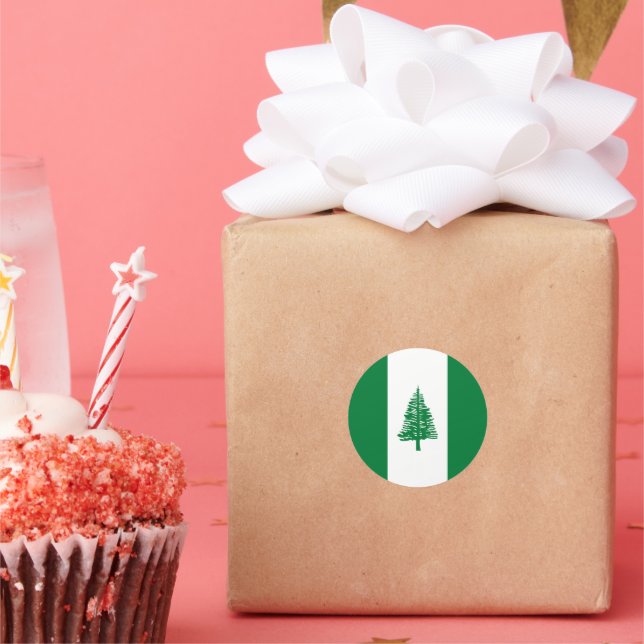 Adesivo Bandeira da Ilha Norfolk (Festa)