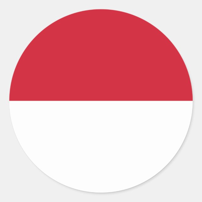Adesivo Bandeira da Indonésia (Frente)
