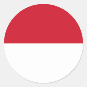 Adesivo Bandeira da Indonésia