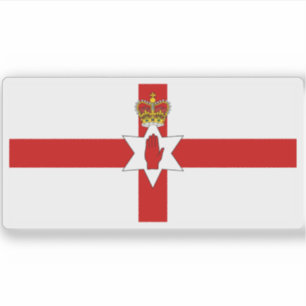 Adesivo Bandeira da Irlanda Norte (1953-1972)