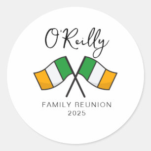 Adesivo Bandeira da Irlanda Reunião de Família