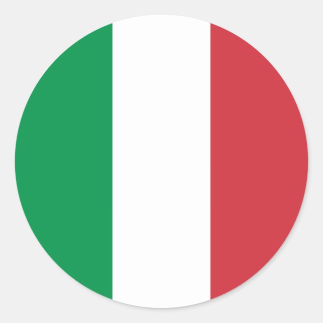 Adesivo Bandeira da Itália (Frente)