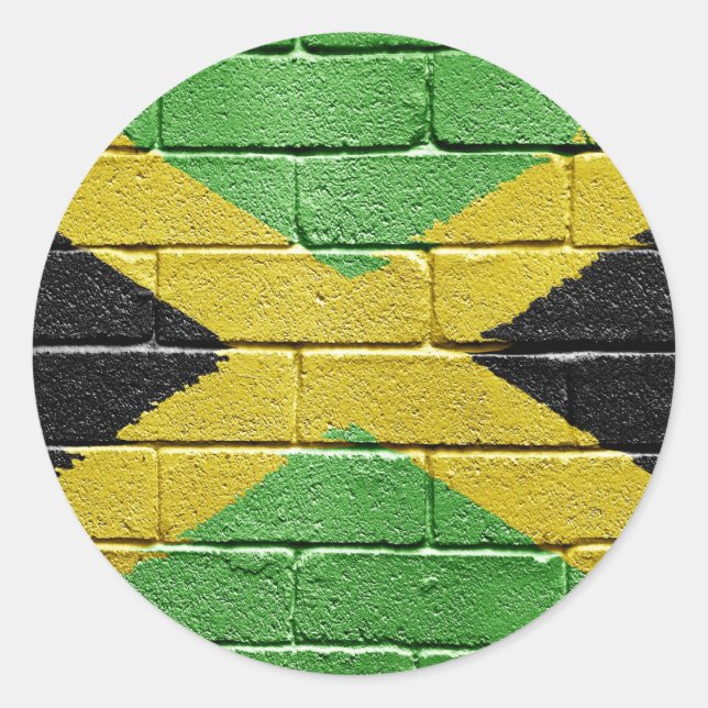 Adesivo Bandeira da Jamaica (Frente)