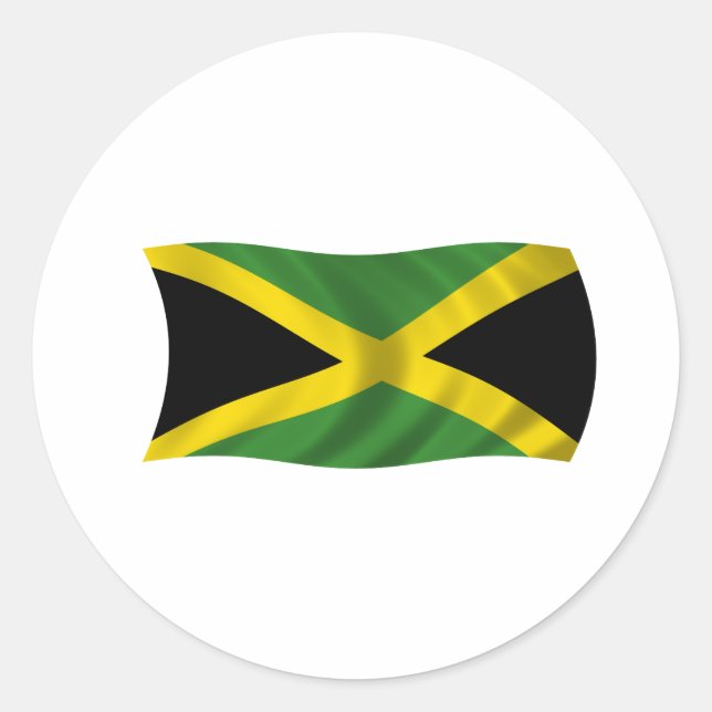Adesivo Bandeira da Jamaica (Frente)
