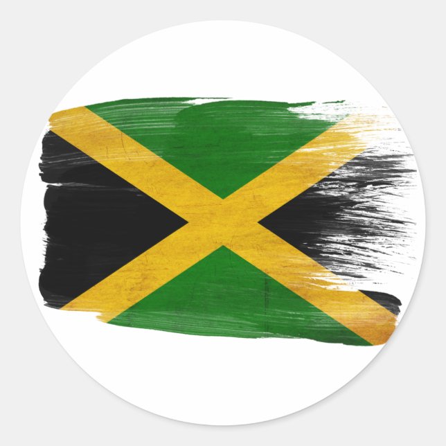 Adesivo bandeira da Jamaica (Frente)
