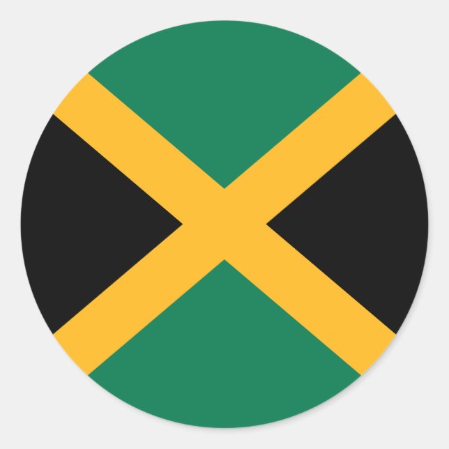 Adesivo Bandeira da Jamaica (Frente)