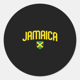 Adesivo Bandeira da Jamaica Jamaicano Vintage Atletismo Re