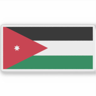Adesivo Bandeira da Jordânia