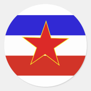 Adesivo Bandeira da Jugoslávia