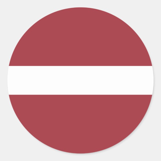 Adesivo Bandeira da Letónia (Frente)