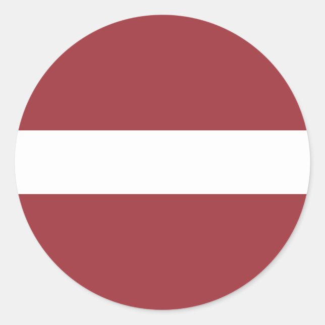 Adesivo Bandeira da Letônia (Frente)