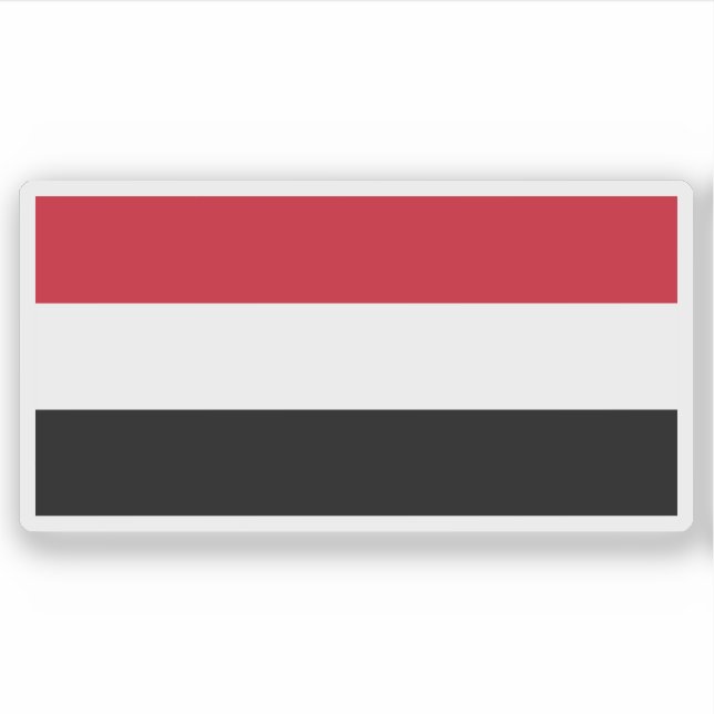 Adesivo Bandeira da Líbia (1969-1972) (Frente)